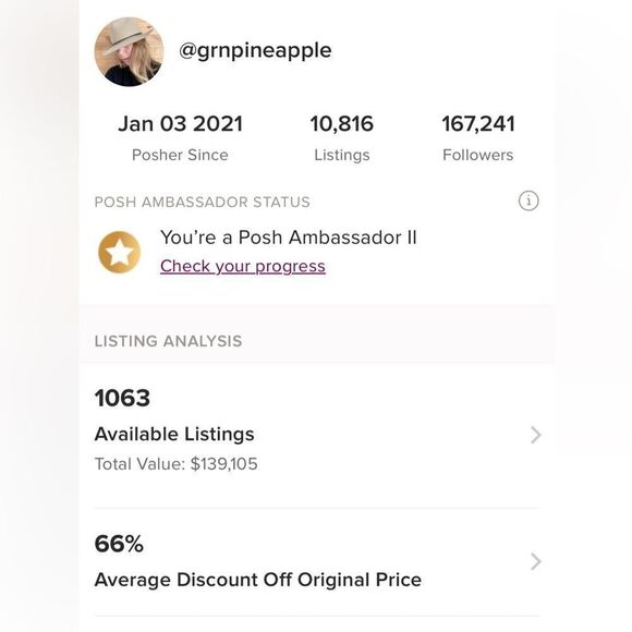 Buy with confidence!  I’m a Gold star Posh Ambassador! Top Rated! Fast Shipper! - Picture 1 of 2